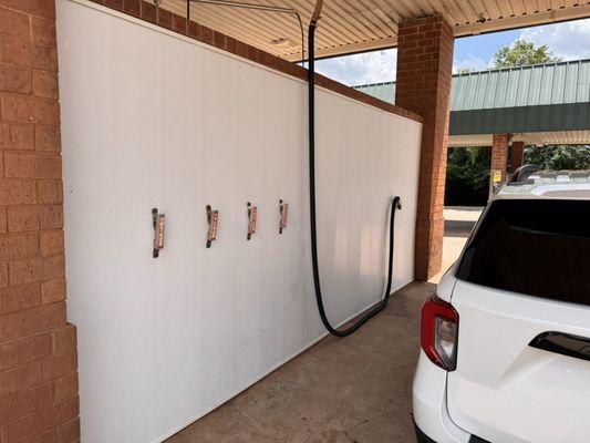 Air dryer in wash bay