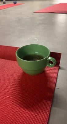 After yoga tea time!