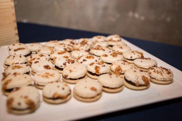 Dessert bar at wedding reception at Gallery 1028 - Calihan Catering