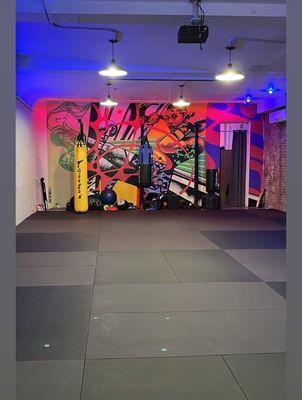 The main training area