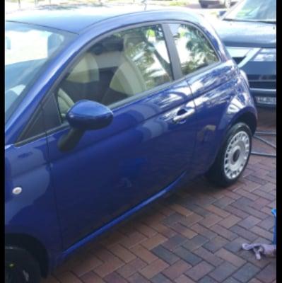 We perform excellent quality hand washes, waxing and detailing. We also perform headlight restoration.