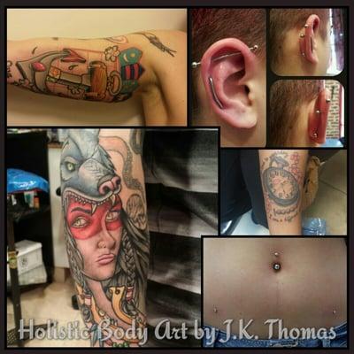 Holistic Body Piercings By J.k Thomas