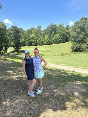 Look at those beautiful fairways and greens!!!