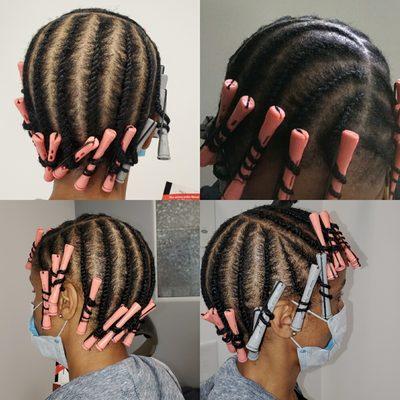 Can't wait to see how this two strand twist set came out!