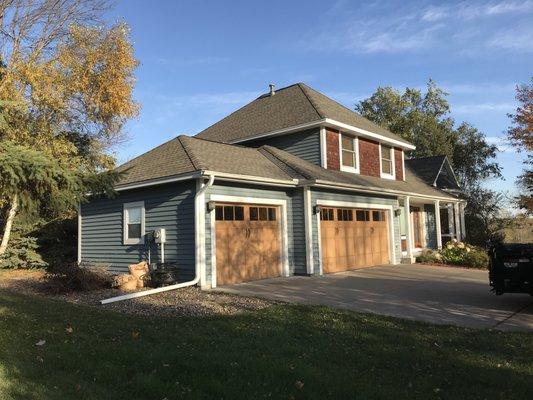Insurance claim for a full roof and gutter replacement in Stillwater, MN