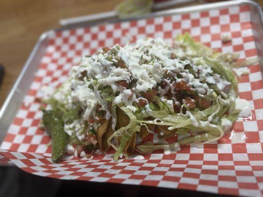 Tacos Dorados de papa