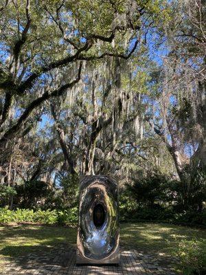 Sculptures at the museum