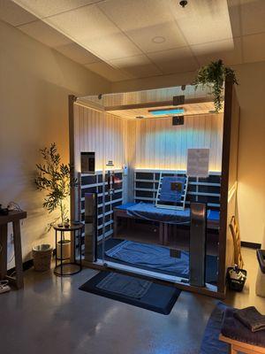 Private 55 minute Sauna Suites with showers