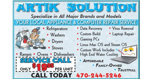 Artik Solution Appliance & Computer Repair