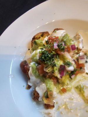 The infamous hush poppy nachos