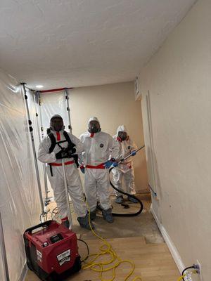 In mold remediation, HEPA vacuums are used to capture 99.97% of particles.