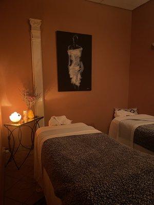 Couples massage room!