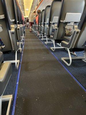 Inside Allegiant plane departingSpokane, Wa May 26, 2022