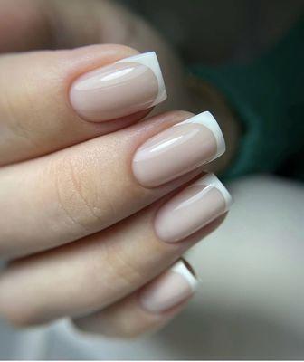 french # manicure # gelmanicure #Russian manicure