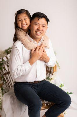 Our daughter and my husband