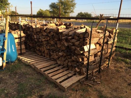 Seasoned Oak, Ash & Pecan