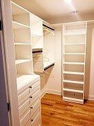 Master closet with ORB Hardware