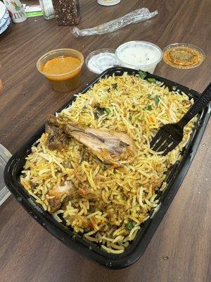 Delicious tender fall of the bone chicken