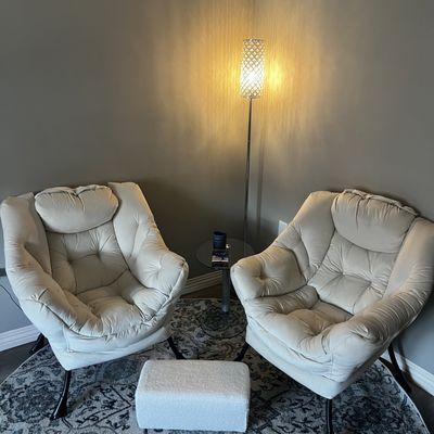 Relax with a ION detox or a glass of Champagne