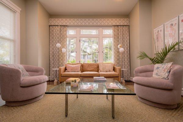 Downstairs waiting room