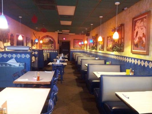 Inside Jose Maria's restaurant