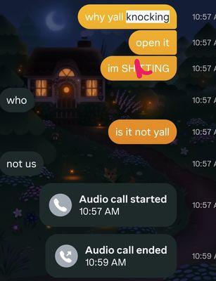 To show how quickly the interaction was when the housekeeper let herself in and then opened the bathroom on me.