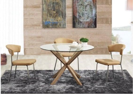 Dining table with 4 chairs: $799