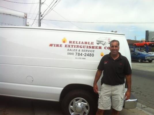 Mark of are Reliable Fire Extinguisher Co.