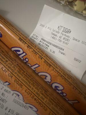 Expired candy - unacceptable!!