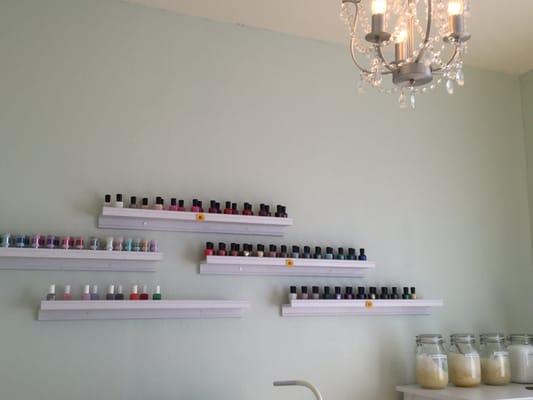 Beautiful selection of polishes