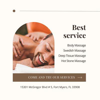 Come and try our services