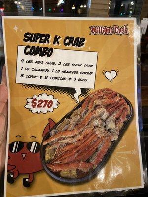 Super K Crab Combo