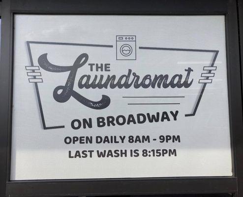 The Laundromat on Broadway