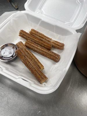 Dessert This is so delicious. I ordered two box of churros for my coworkers and it was delicious