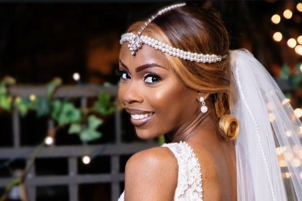 Bridal wig install and color. She had it styled in Las Vegas.