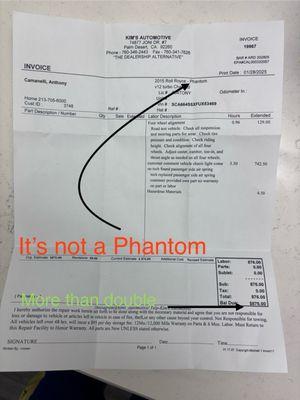 Wrong type of car, gouged on an install.