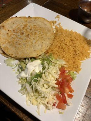 Quesadilla Ranchera (chicken)