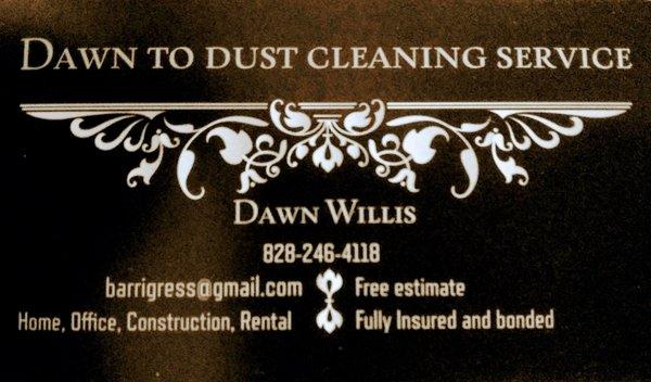 Dawn to Dust Cleaning Service