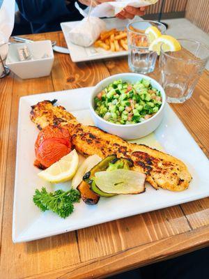 Juicy Chicken + Shirazi Salad