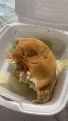 The Chicken Sandwich without mayo.