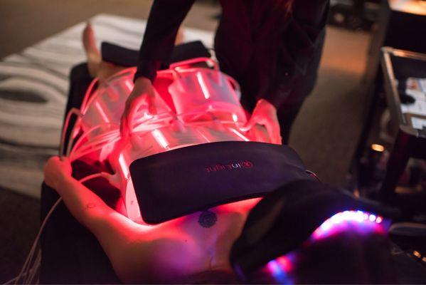Inlight system with Infrasculpt lipo laser session