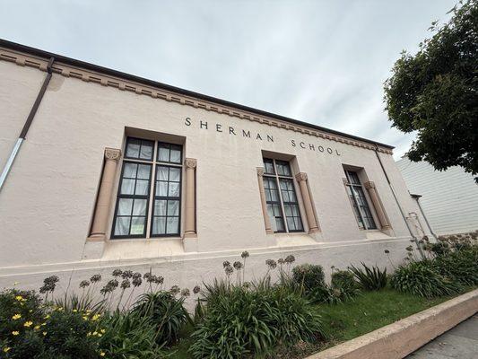 Exterior of the school