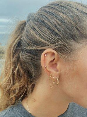Helix & midi piercing