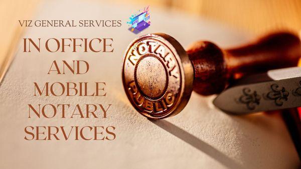 Notary Public on the go call me at 9542037713