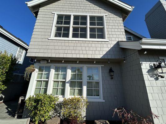 James Hardie shingles in redwood shores!
