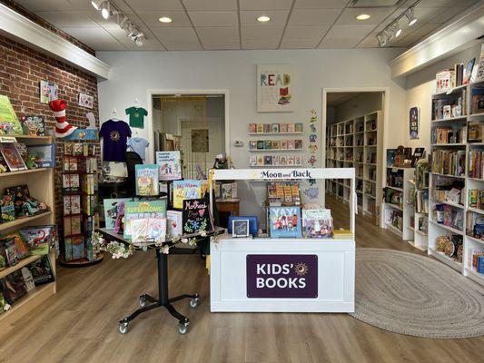 Inside the bookstore