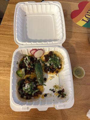 Pork Taco plate. Yummm!!