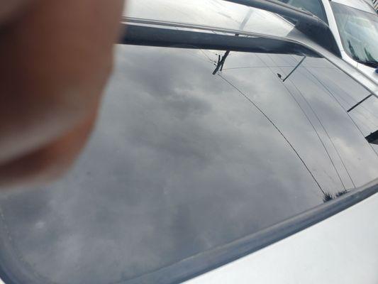 The replaced sunroof