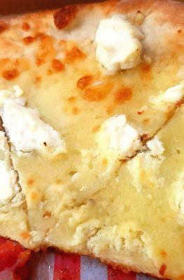 Margarita pizza close up...