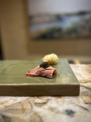Toro with caviar